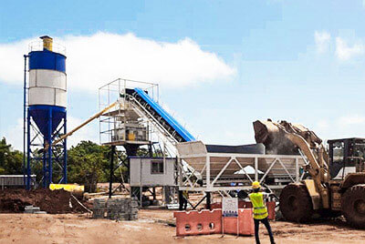 Camelway Shipping HZS120 Concrete Batching Plant to Algeria