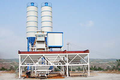 Camelway HZS35 concrete batching plant for sale in Indonesia