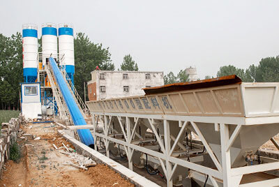 HZS90 Commercial Concrete Batching Plant For Sale Kazakhstan