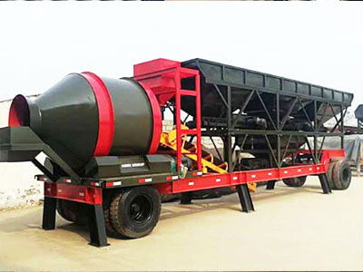 JZC mobile concrete batching plant